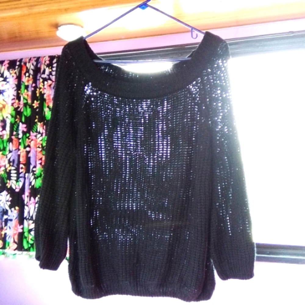 Miracle Black Knit Sweater